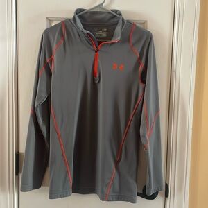 Men’s Small - Under Armour 3/4 zip Cold Gear Fitted - excellent condition